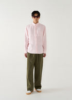 Heavy linen button down - Pink