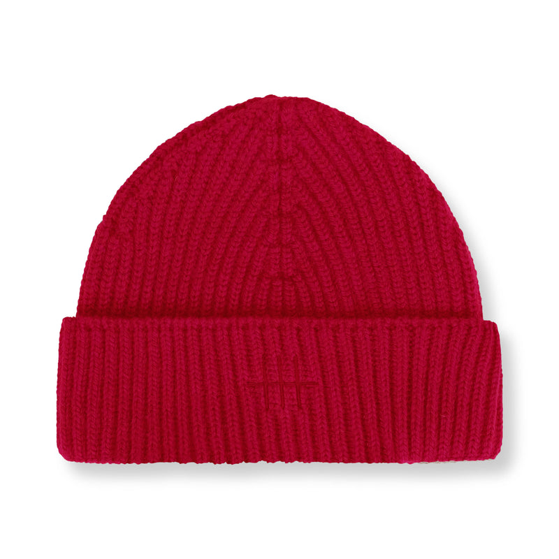 Merino Benson Beanie - Red