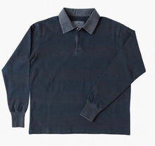  Vintage subtle striped Rugby Shirt