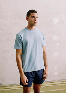  Classic Fit Summer Tee - Washed blue