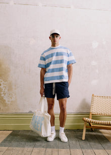  Striped Box Tee