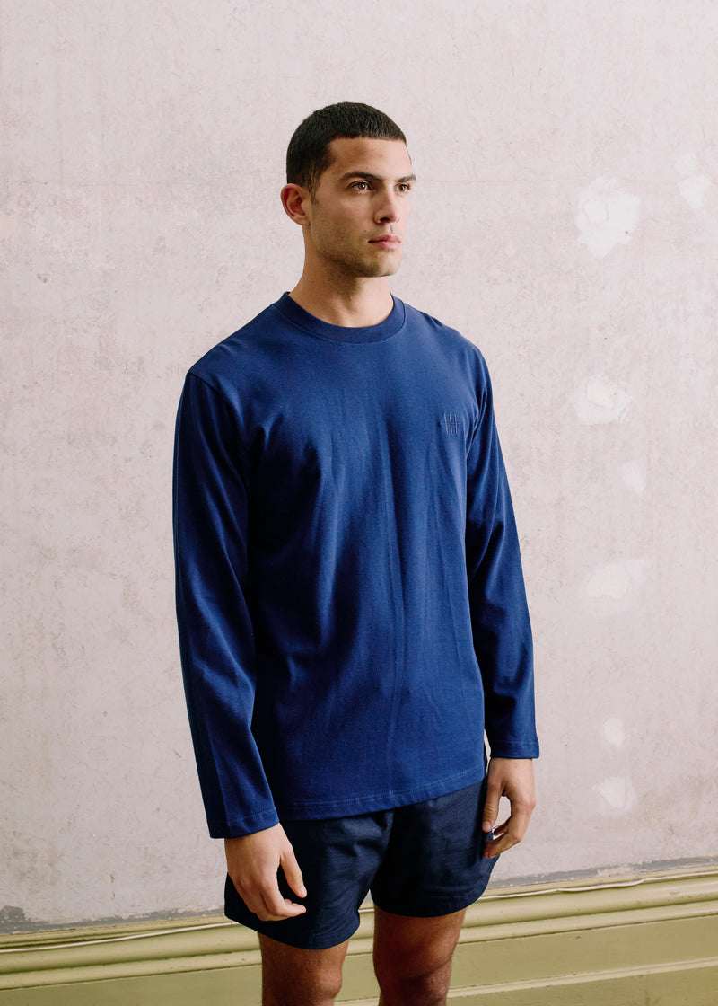Long Sleeve Tee - Navy