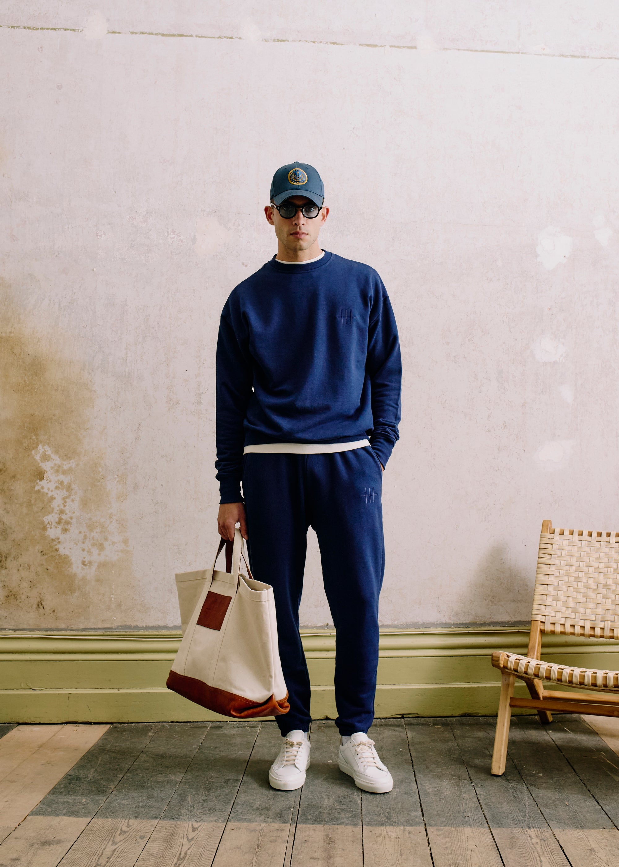 Oversized Sweatshirt - Navy