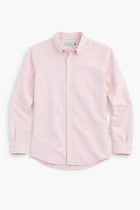 Heavy linen button down - Pink