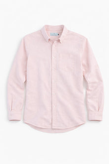 Heavy linen button down - Pink