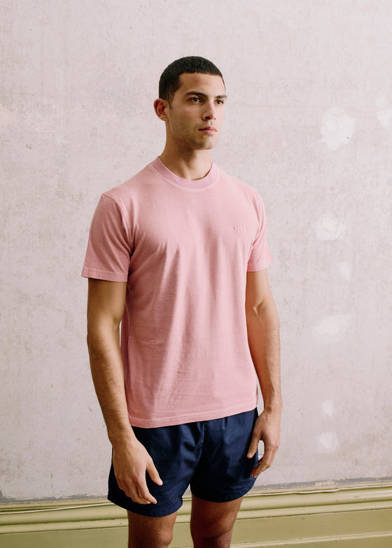 Classic Fit Summer Tee - Washed red